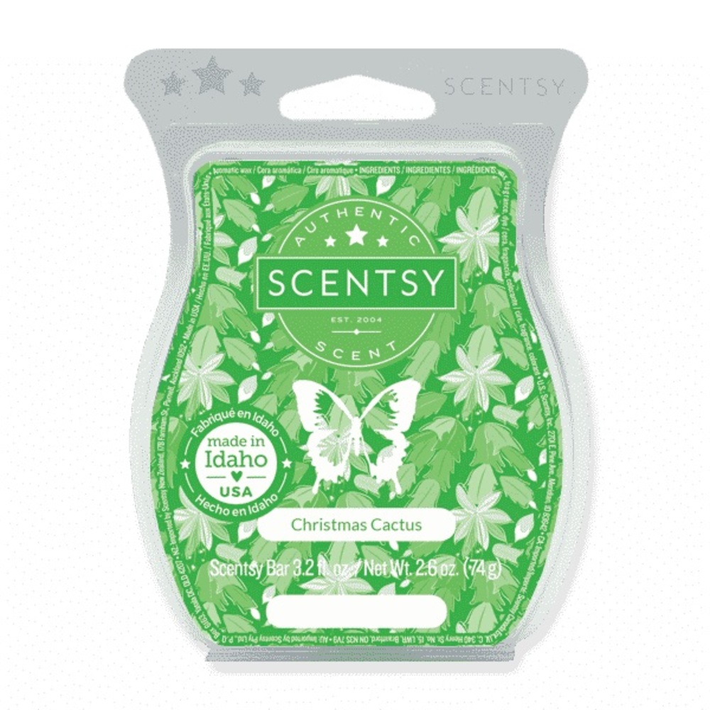 Scentsy Christmas Cactus Wax Bar *DISCONTINUED*